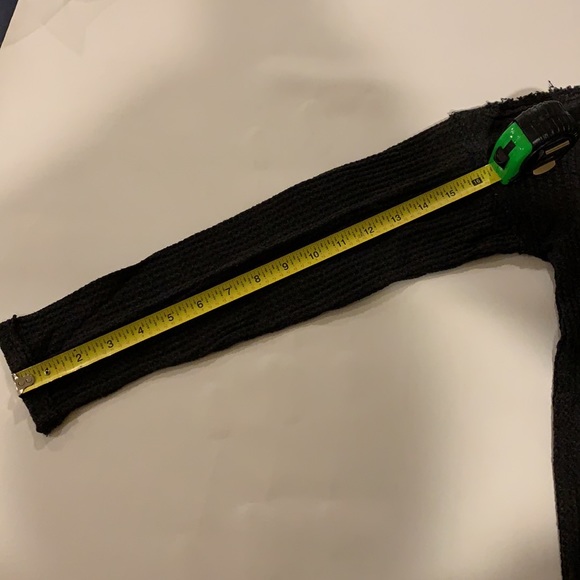 Peek A Boo Shoulder Thermal Hoodie top small - Picture 14 of 14